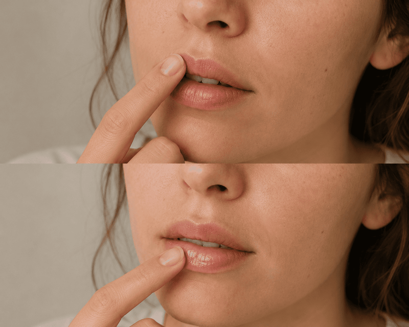 Aplícalo sobre los labios